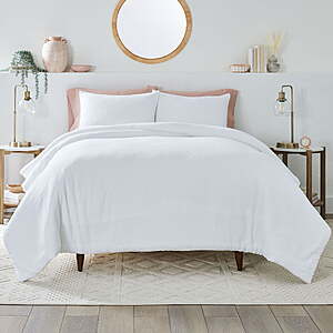 Better Homes & Gardens White Paisley Matelasse 3-Piece Comforter Set, Full/Queen, All-Season Bedding $27