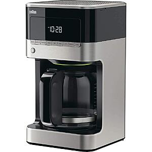 Braun KF7150BK BrewSense 12-Cup Drip Coffee Maker w/ 24-Hour Timer $99.95 + Free Shipping