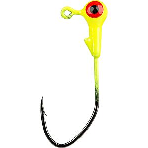 fishinh hook jig head Strike King Mr. Crappie Slab Slasher, Chartreuse, 1/32-Ounce