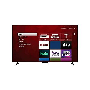 TCL 55" Class 4-Series 4K UHD HDR LED Smart Roku TV  $169.99