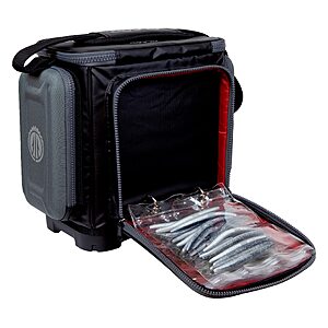 Plano KVD Wormfile Signature Series 3600 Speedbag, Black TPE Coated Fabric with Red Interior and Accents, Premium Soft Fishing Bag, Tackle Storage for Baits & Lures $13.53