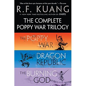 $3.99 | The Complete Poppy War Trilogy: The Poppy War, The Dragon Republic, The Burning God (eBook) by R. F. Kuang