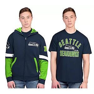 New QVC Customers: NFL T-Shirt + Full-Zip Hoodie Combo (15 Teams) $29.99 + Free Shipping