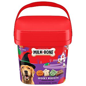 $4.50 Target Circle Pick Up Milk-Bone Halloween Spooky Biscuits Flavored Dog Treats - 24oz