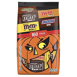 Mars Halloween Candy Variety, Bulk Bag, 61.57 oz - 2 for $37.98 ($0.31/oz) + free shipping