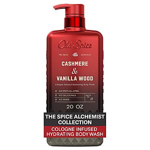 [Prime] 20-Oz Old Spice The Spice Alchemist Men's Body Wash (Cashmere & Vanilla Wood) 2 for $9.77 ($4.89 each) w/ S&S + Free Shipping
