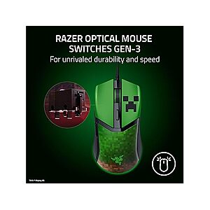 $30 FS PRIME WOOT Razer Cobra Wired Gaming Mouse: 58g Lightweight - Gen-3 Optical Switches - Chroma RGB Lighting Underglow - Precise 8500 DPI Optical Senso