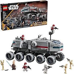 $111.99 | 813-Piece LEGO Star Wars: The Clone Wars - Republic Juggernaut (75413, 2025) at Amazon