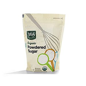 [Prime, SnS] $2.86 | 24-Oz 365 by Whole Foods Market Organic Powdered Sugar at Amazon