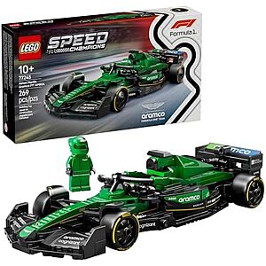 $15.39 | 269-Piece LEGO Speed Champions - Aston Martin Aramco F1 AMR24 (77245, 2025) at Amazon