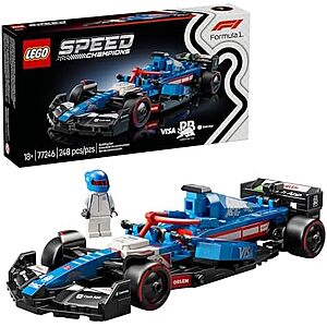 $15.39 | 248-Piece LEGO Speed Champions - Visa Cash App VCARB 01 F1 (77246, 2025) at Amazon
