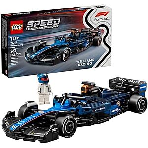 $16.09 | 263-Piece LEGO Speed Champions: Formula 1 - Williams Racing FW46 (77249, 2025) at Amazon