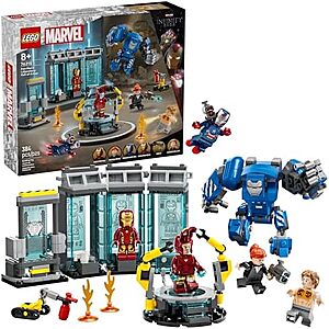 $30.79* | 384-Piece LEGO Marvel Super Heroes: Iron Man 3 - Iron Man's Laboratory: Hall of Armor (76315, 2025) at Amazon