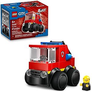 $6.99 | 67-Piece LEGO City: Rides - Fire Engine (60482, 2026) & More at Amazon