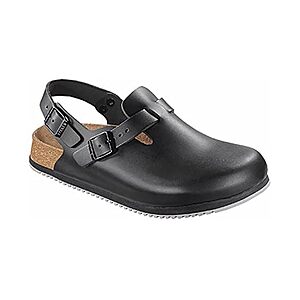 Birkenstock Women’s Tokyo Super Grip Black Leather Clogs (Size 8-8.5)  $77.91 + Free Shipping w/ Prime or $6 Fee per Order