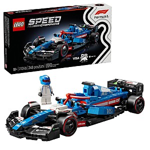 248 Pcs LEGO Speed Champions Visa Cash App RB VCARB 01 F1 Race Car Model Kit (77246) $15.39 at Target