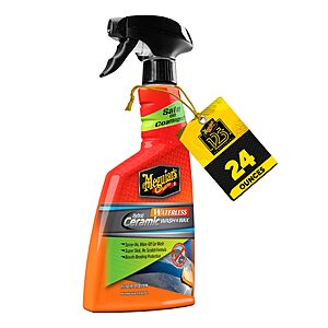 $13 AMAZON Meguiar's Hybrid Ceramic Waterless Wash and Wax, 24 Oz