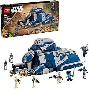 $111.99 | 976-Piece LEGO Star Wars: The Clone Wars - Battle of Felucia Separatist MTT (75435, 2025) at Amazon