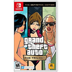 Grand Theft Auto: The Trilogy Definitive Edition (Nintendo Switch) $20 + Free Shipping w/ Prime or on orders over $35