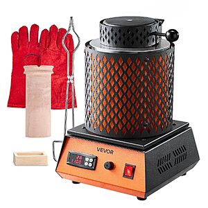 1350W VEVOR 3kg Electric Metal Melting Furnace $145.58 + Free Shipping