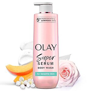 [Prime, SnS, AC] $32.64 | 4 × 20-Oz Olay Super Serum Body Wash ($8.16 each) at Amazon