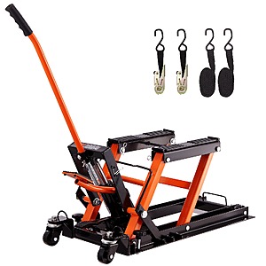 SucceBuy/VEVOR Steel Hydraulic Motorcycle Jack Stand 1500LBS ATV Scissor Lift Jack $89.40 + Free Shipping