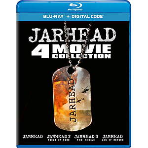 Jarhead: 4-Movie Collection (Blu-ray Set) [Blu-ray] + Digital $10.99 Walmart.com