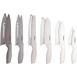 Prime Members: 12-Pc Cuisinart Advantage Nonstick Kitchen Knife Set w/ Covers $19.95 + Free S&H