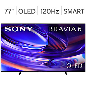 Costco Members: 77" Sony BRAVIA 6 OLED Series 4K Smart Google TV w/ 5 Year Warranty $2200 + Free Shipping
