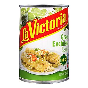 Pack of 12: La Victoria Green Enchilada Sauce, Mild, 10-Ounce Cans - Lowest Ever, Less w/SS $14.87
