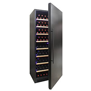 DUURA Elite Wine Cooler Refrigerator Dual Zone 300 Bottle Capacity, Dual Zone Cooling with Adjustable Temperature Control, Right Hinge, 30-Inch, Black $1337.7