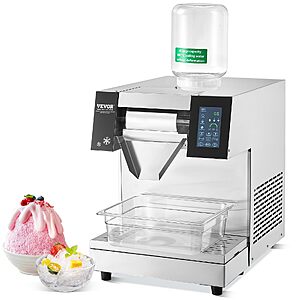 VEVOR Commercial Snowflake Ice Machine, 573LBS/24H Snowflake Ice Maker, Stainless Steel Ice Shaver Machine, Electric Snow Cone Maker $834.9