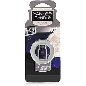 [SnS, AC] $2.70* | Yankee Candle Smart Scent Car Vent Clip Air Freshener (Midsummer's Night) at Amazon