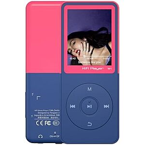 [AC] $16.79* | CONODO 32GB Bluetooth 5.3 MP3 Player w/ 1.8" Screen, FM Radio at Amazon