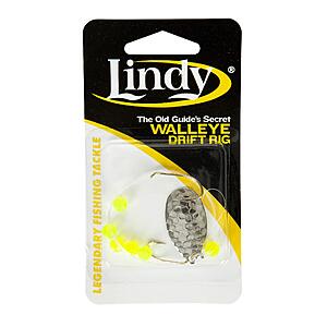 Lindy Old Guide's Secret Drift Rigs - Hammered Nickel/Chartreuse $2.49