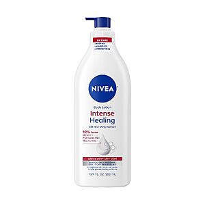 16.9-Oz NIVEA Intense Healing Body Lotion $4.45 w/ S&S + Free Shipping w/ Prime or on $35+