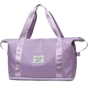 $12 FS Walmart+ DAKIMOE Weekender Bags for Women  Carry on Gym Bag, Travel   with Wet Dry Pocket/Front Phone Pocket/