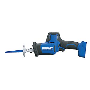 Kobalt 24V Brushless Cordless Variable Speed Reciprocating Saw (KRS) $79.00 + Free Shipping