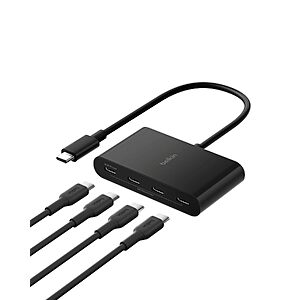 [Prime] Belkin 4-Port USB-C 3.2 Gen 2 10Gbps Hub w/ 100W Pass-Through Charging $29.44 + Free Shipping