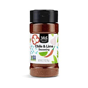 [Prime] 2.7-Oz 365 by Whole Foods Market Chili Lime Blend Seasoning $2.53 + Free Shipping