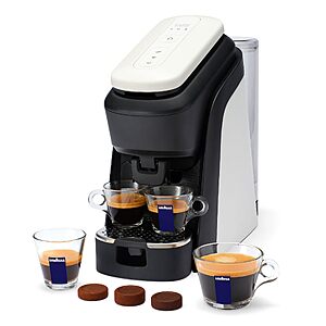 Lavazza Tabli Espresso Machine, works with 100% Coffee Tabs (White) $62.55