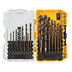 DEWALT 21-Piece Black & Gold HSS Twist Drill Bit Set (DWA1181) $17.98 + Free Store Pickup at Lowe's or Free Shipping on $35+