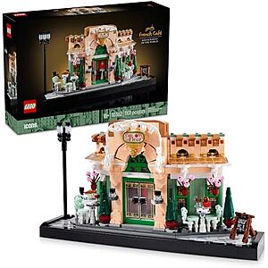 $65 | 1101-Piece LEGO Icons: Restaurants of the World - French Café (10362, 2025) at Amazon