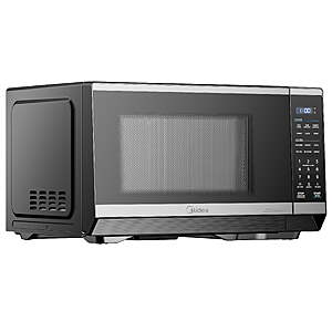 $67.93-$70 FS WALMART Midea Countertop Microwave Oven, 0.9 Cu Ft, 900 Watts, 11 Power Levels, Compact, Stainless Steel or White