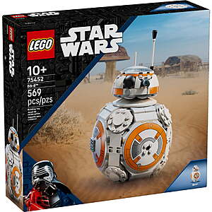 LEGO Star Wars BB-8 Astromech Droid Building Toy 75452 $60