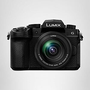 Panasonic LUMIX G97 Compact Hybrid Micro Four Thirds Mirrorless Camera with LUMIX G Vario 12-60mm / F3.5-5.6 Lens, DC-G97MK9 $649.99