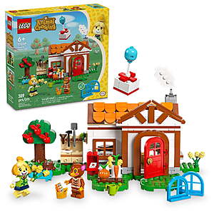 389 Pcs LEGO Animal Crossing Isabelle’s House Visit, Buildable Creative Toy (77049) $22 + Free S&H w/ Walmart+ or $35+