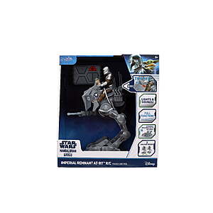 Star Wars Imperial Remnant AT-RT RC Walker with Mandalorian and Grogu 13" Remote Control Toy with Sound and Lights by Jada Toys $20