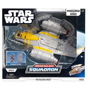 $15: Star Wars™ Micro Galaxy Squadron Razor Crest - 7-inch Vehicle with 1-Inch Micro Figure Accessory at Walmart