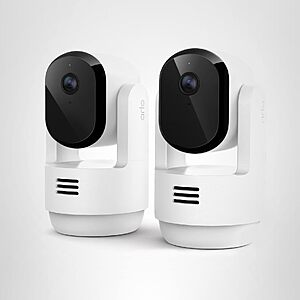 Early Prime Big Deal: Arlo Essential Indoor Pan Tilt Zoom Security Camera 2K Wired - 2-Cam $34.19